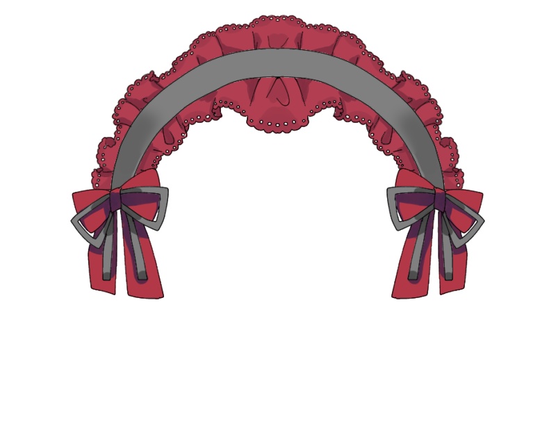 〈フリー素材〉うさみみヘッドドレス