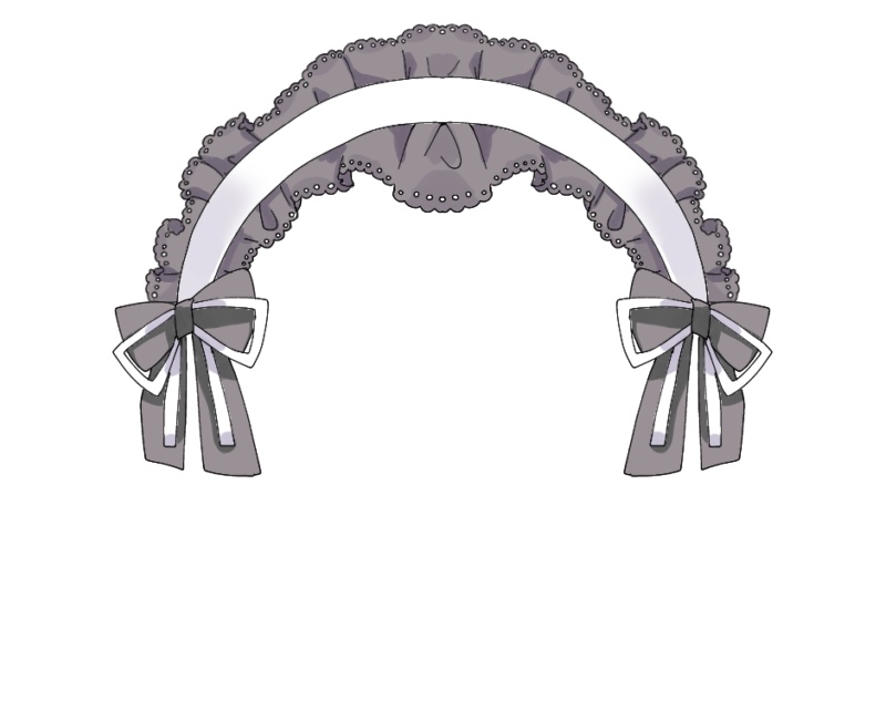 〈フリー素材〉うさみみヘッドドレス