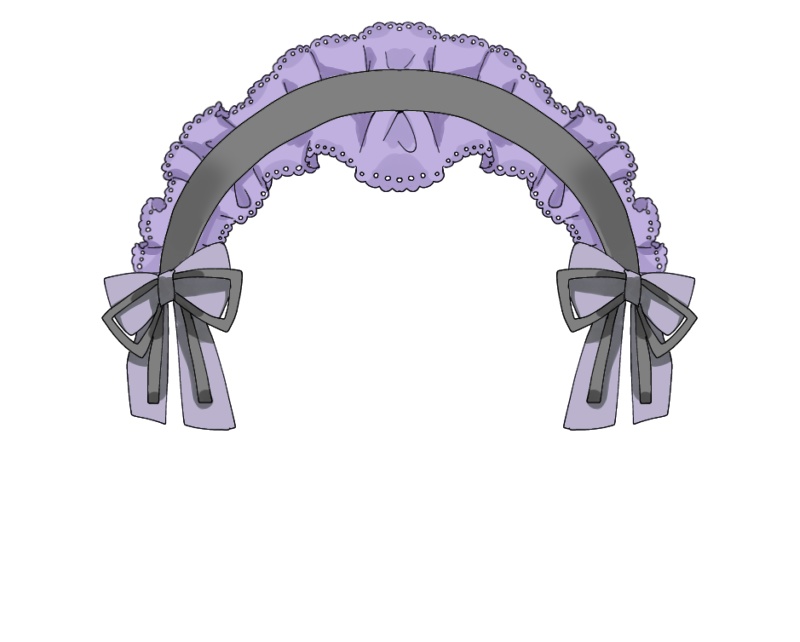 〈フリー素材〉うさみみヘッドドレス