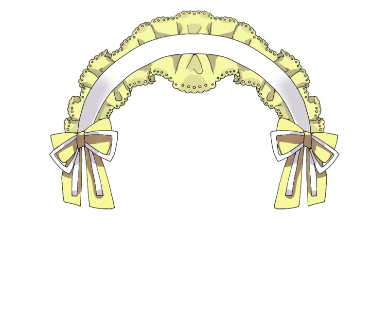 〈フリー素材〉うさみみヘッドドレス