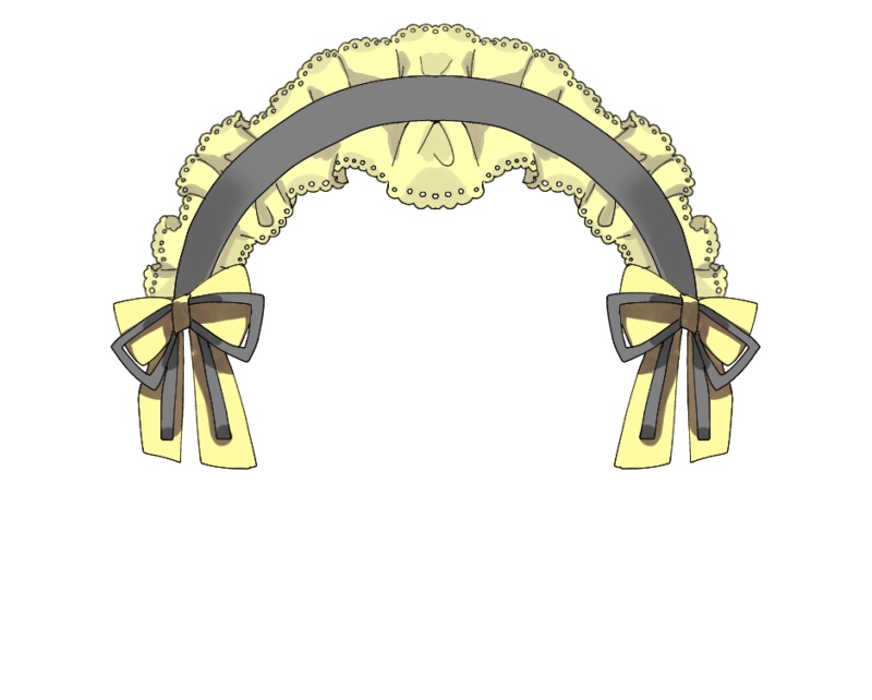 〈フリー素材〉うさみみヘッドドレス