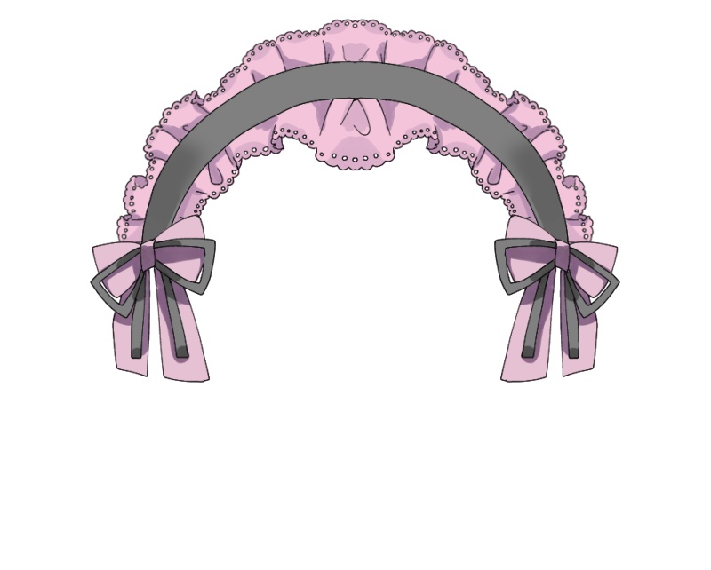 〈フリー素材〉うさみみヘッドドレス