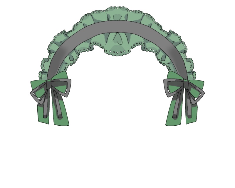 〈フリー素材〉うさみみヘッドドレス