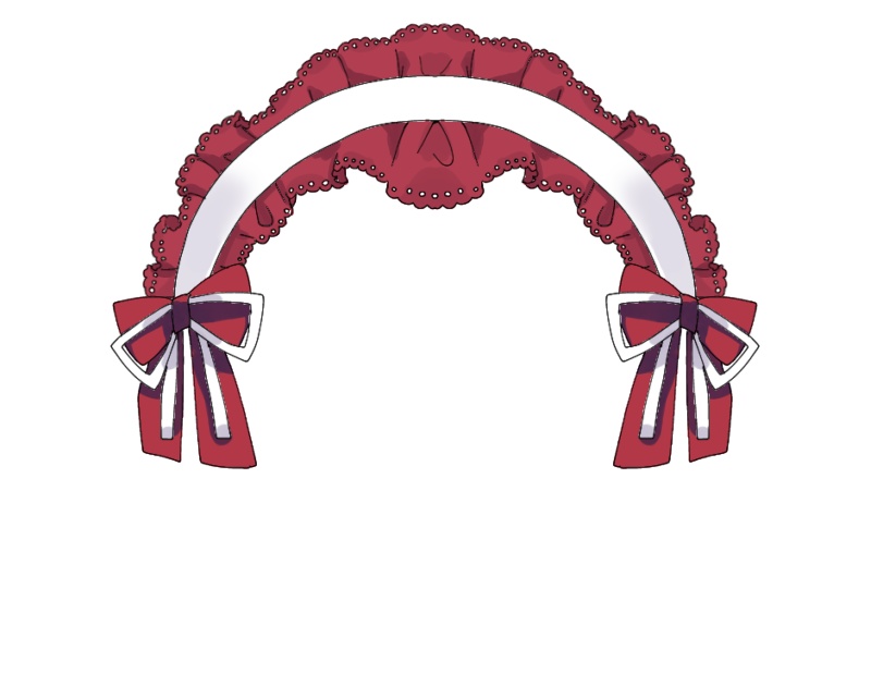 〈フリー素材〉うさみみヘッドドレス