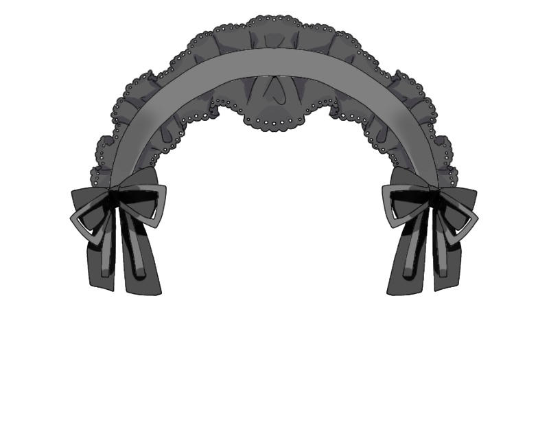 〈フリー素材〉うさみみヘッドドレス