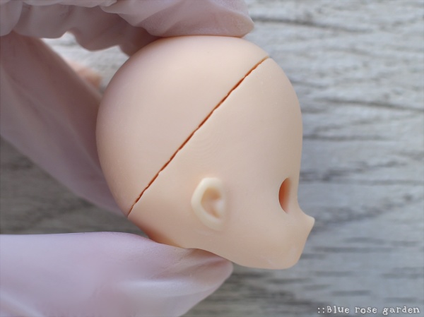 リトルローズヘッド01 Anne (ノーメイク/3Dプリンター出力品)