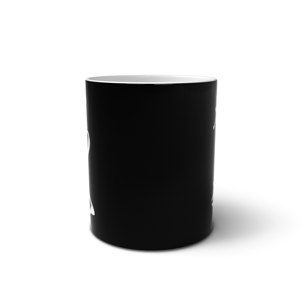 【誕生日記念】「がめ煮」マグカップ黒