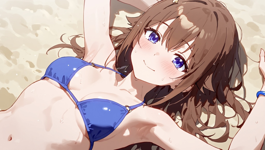 壁紙用水着イラスト