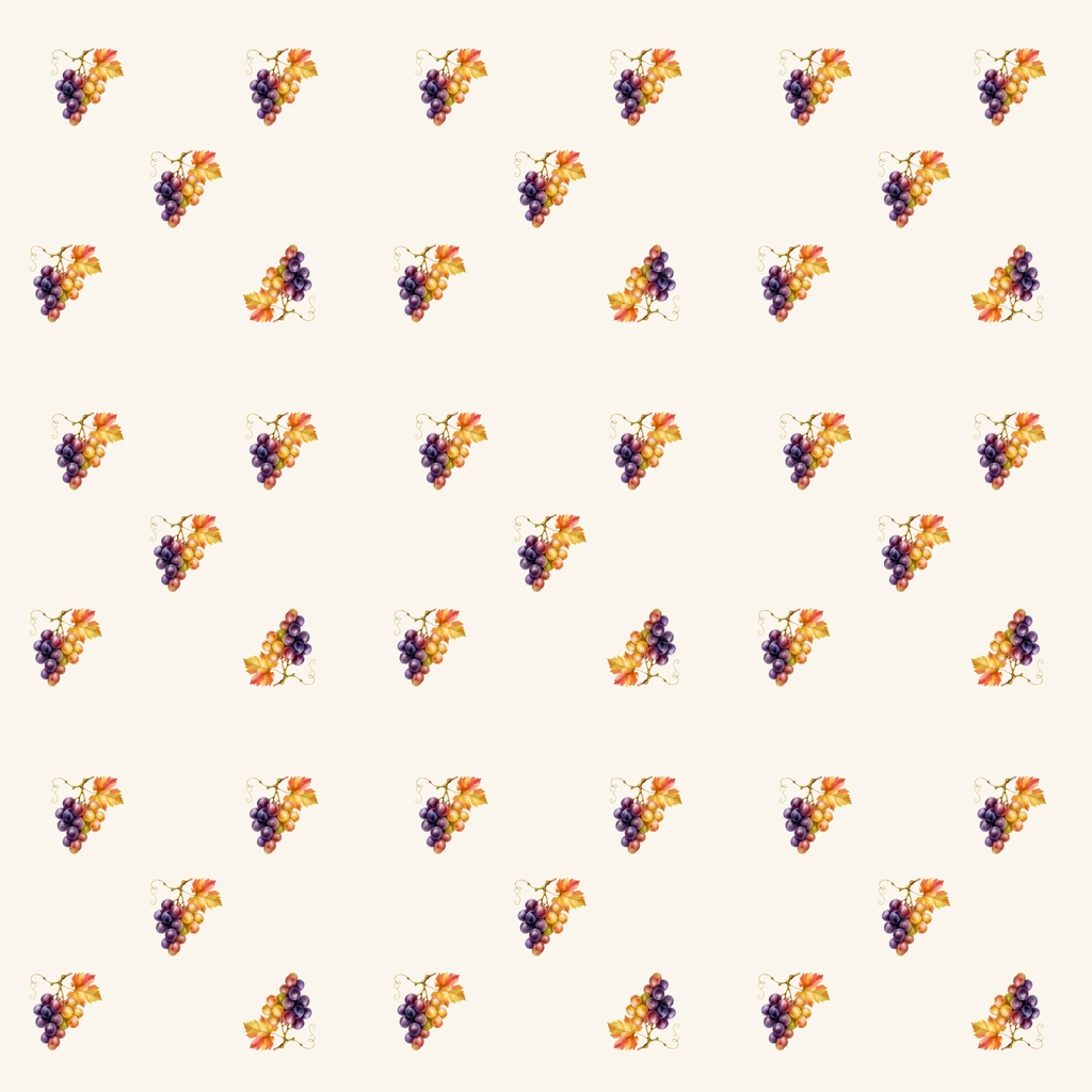 【デジタルペーパー】秋の味覚フルーツ&ナッツ 全5枚セット(2000×2000px / GoodNotes・手帳背景・コラージュ用 / PNGデータ)