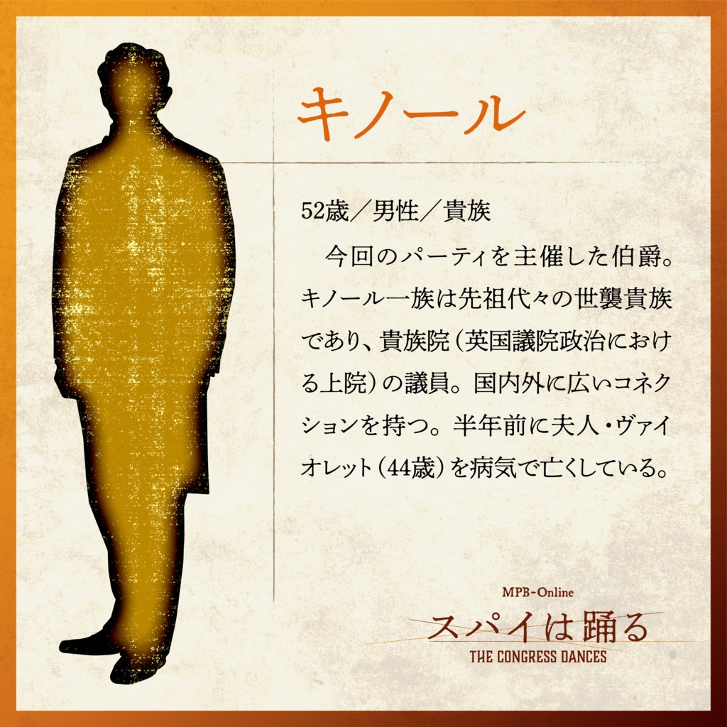 マーダーミステリー『スパイは踊る』