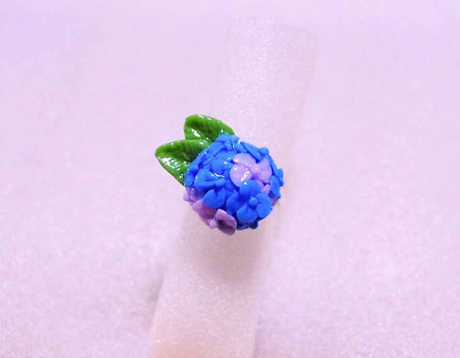 紫陽花リング/ペンダントトップ