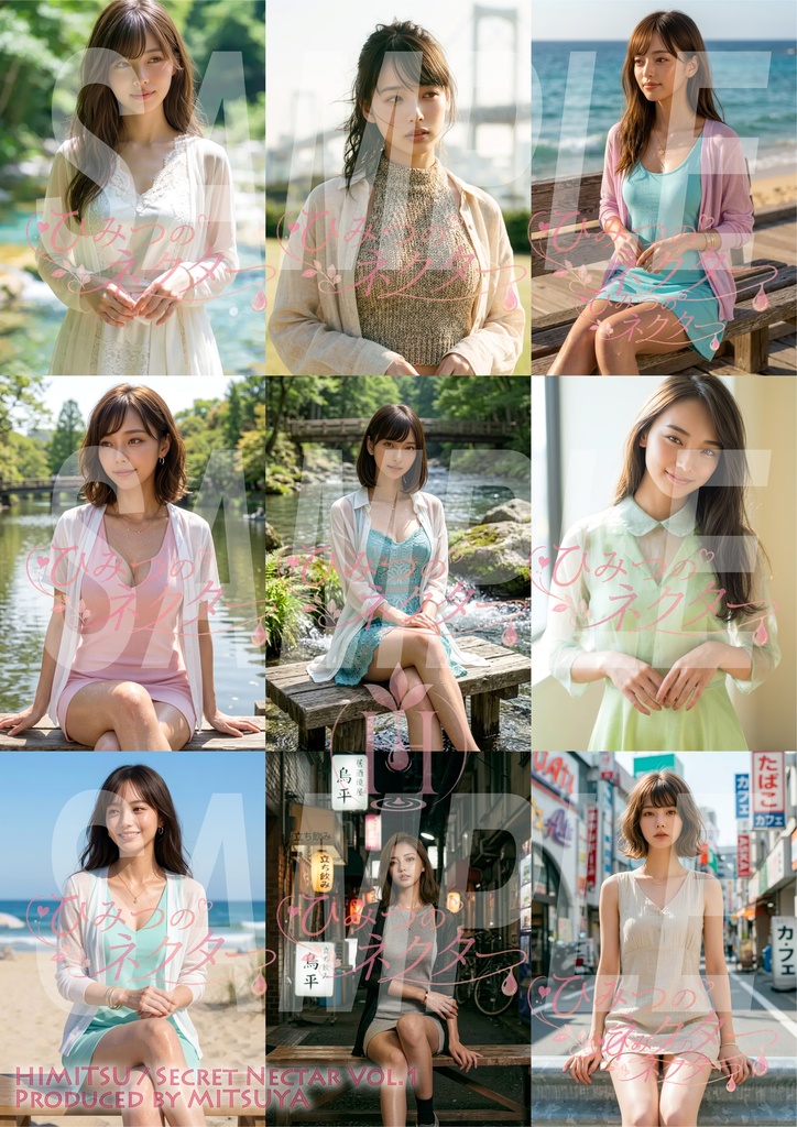 恥じらいの美脇 魅惑の舌ペロ 食べちゃいたいほど麗しい美人さんの図鑑 グラビア写真集 ポートレート写真集 デジタル版PDF形式【完全版 全227ページ】