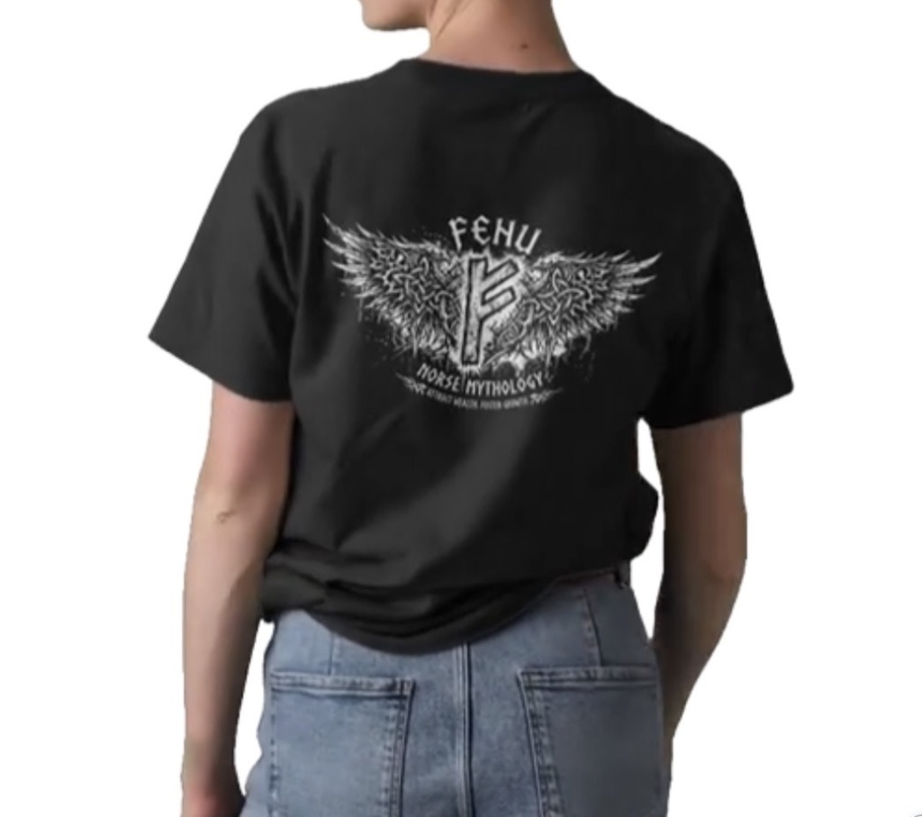 ルーン護符【フェフ】Tシャツ