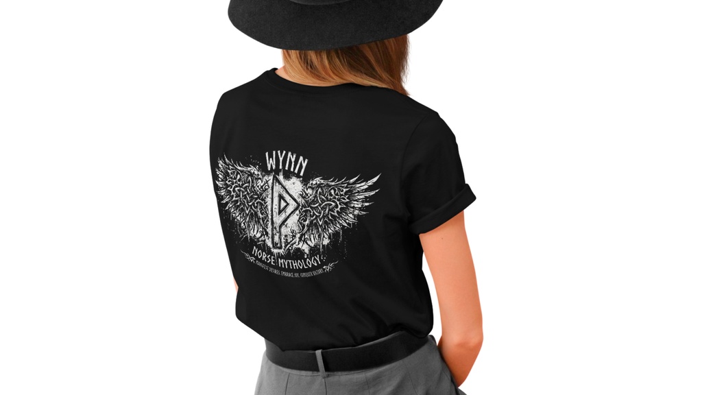 ルーン護符【ウィン】Tシャツ