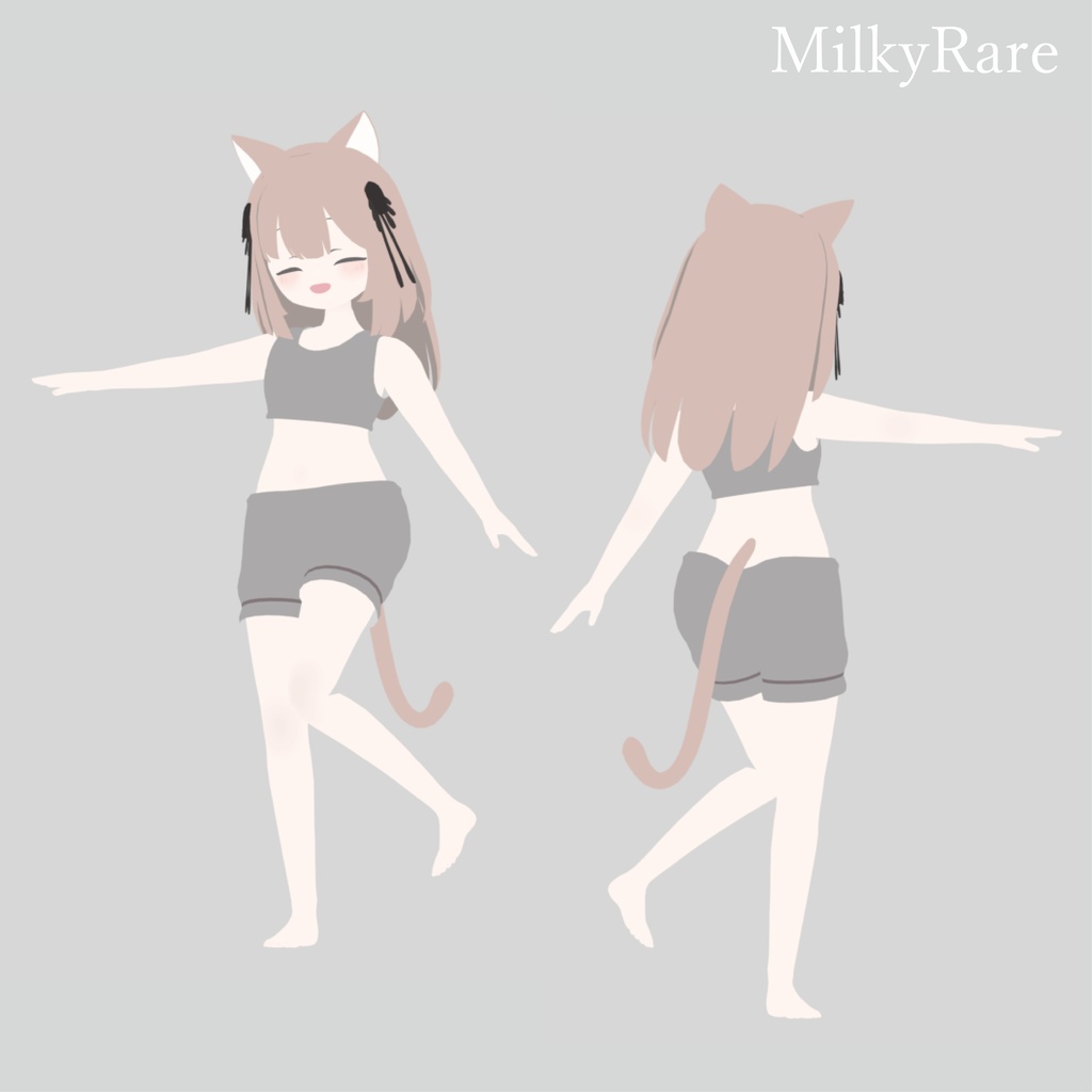 オリジナル3Dモデル「ミルキーレア」MilkyRare