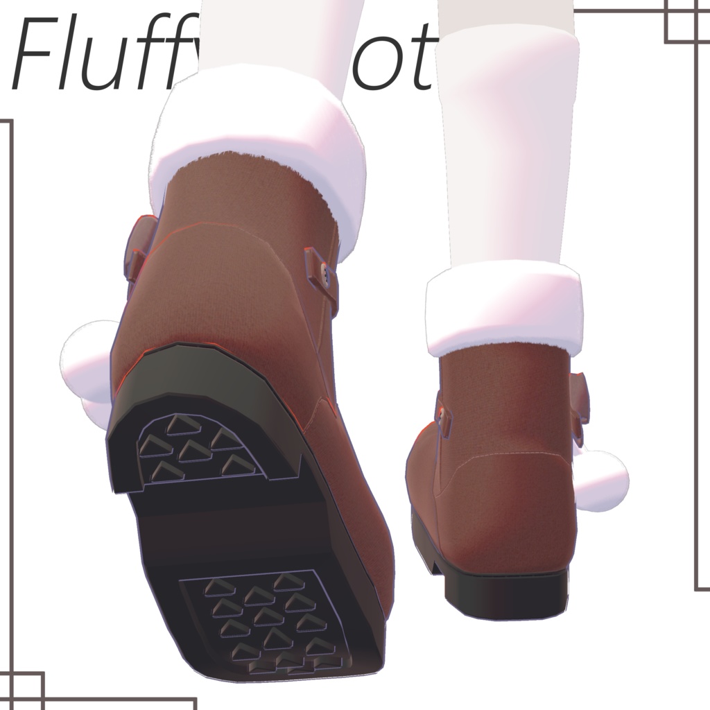 ふわふわブーツ<KanatainariFluffyBoots>