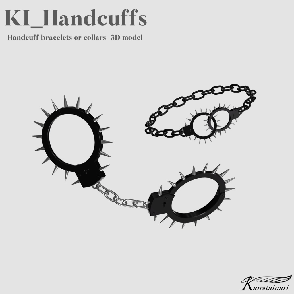 【手錠型ブレスレット・首輪】KI_Handcuffs