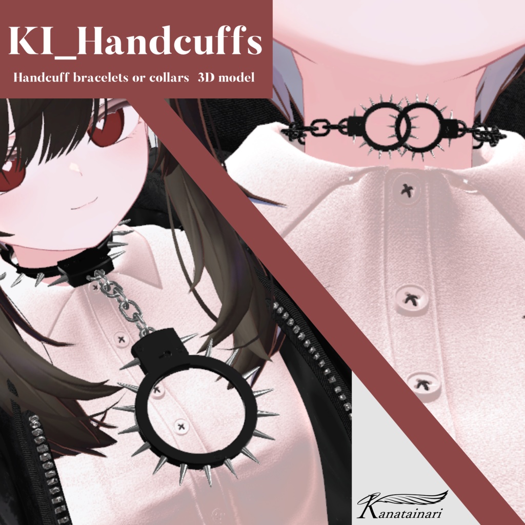 【手錠型ブレスレット・首輪】KI_Handcuffs