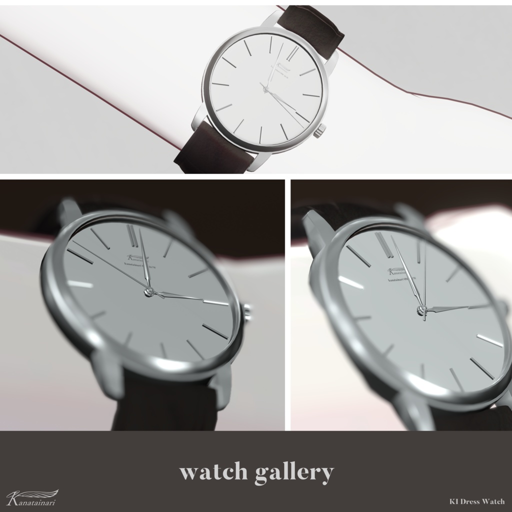 【OSC/ギミック・時刻同期腕時計】KI Dress Watch