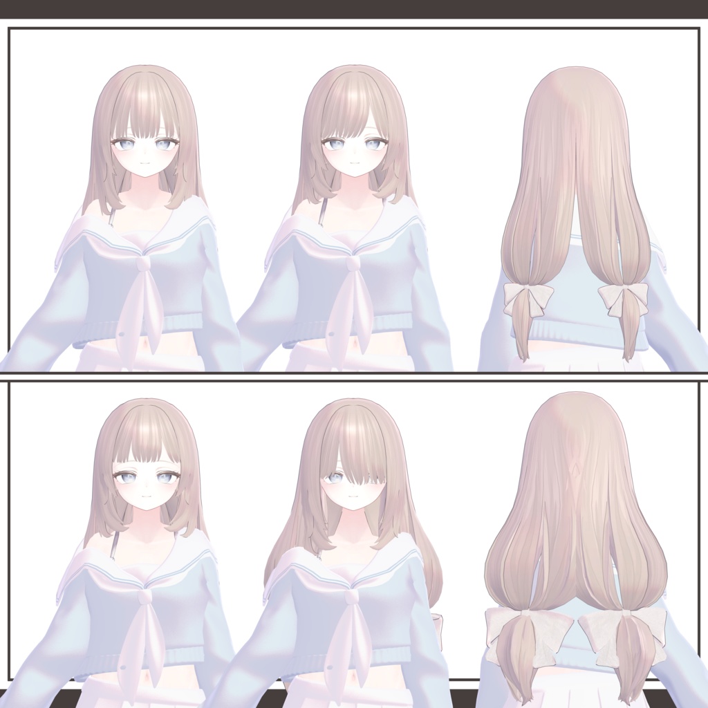 【3Dロングヘアモデル】DOLLS' DOUBLE LONG【MA】