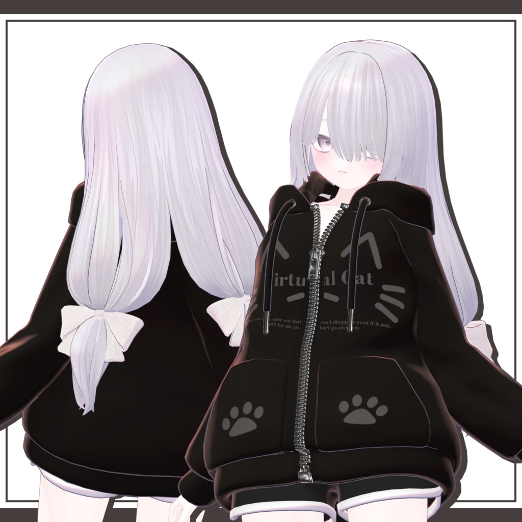 【3Dロングヘアモデル】DOLLS' DOUBLE LONG【MA】