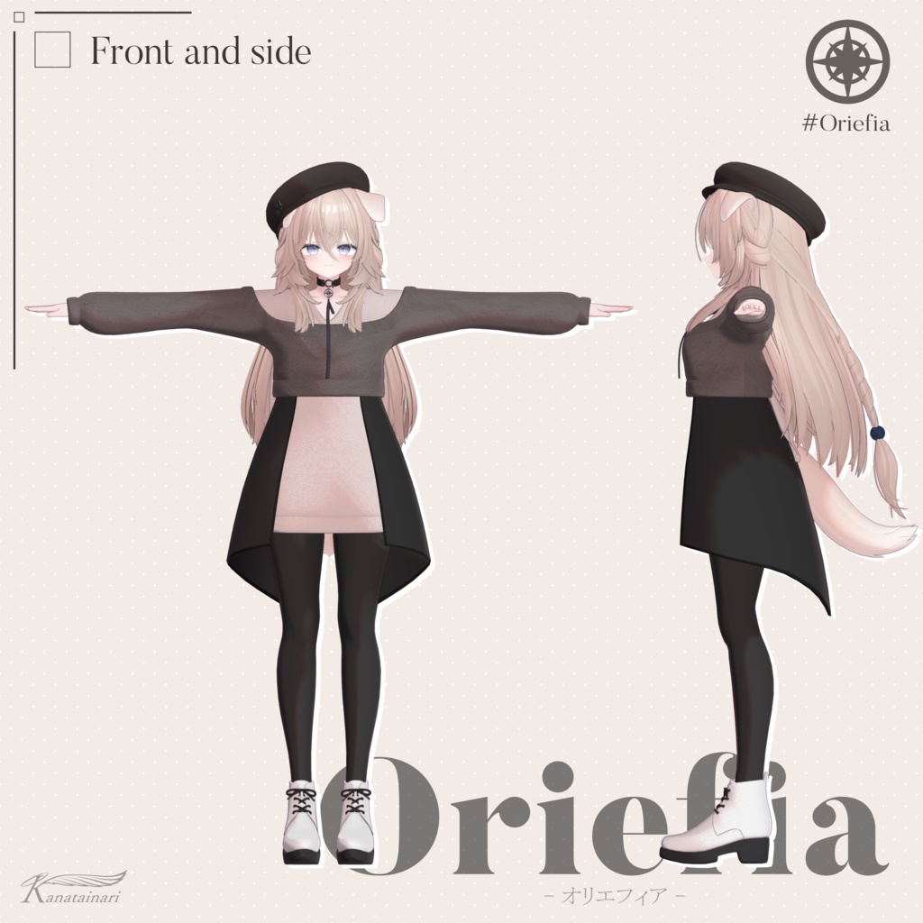 オリジナル3Dモデル【Oriefia-オリエフィア】#Oriefia