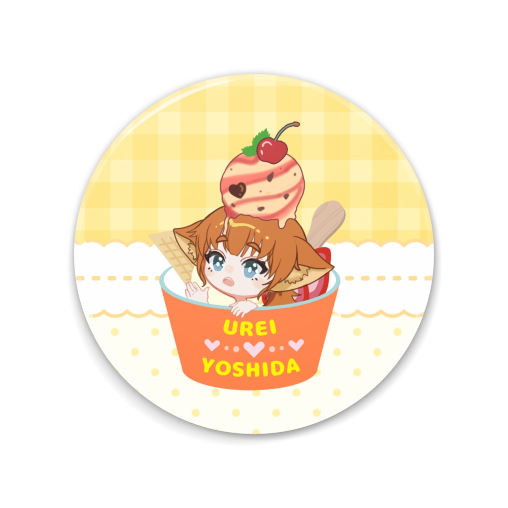 アイスクリーム吉田の缶ミラー