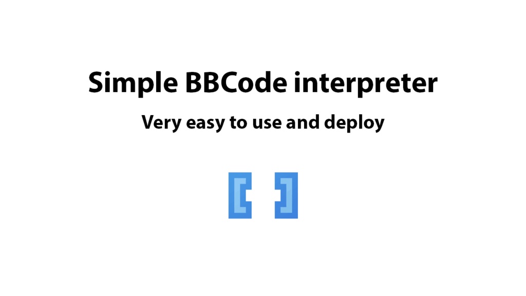 Simple BBCode interpreter