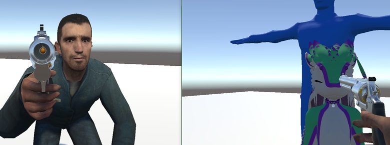 Knife & Magnum for VRChat SDK 3