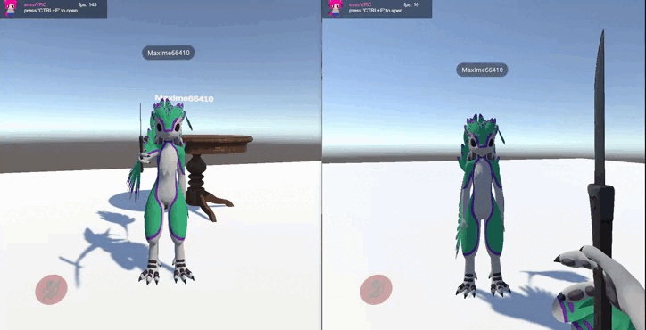 Knife & Magnum for VRChat SDK 3