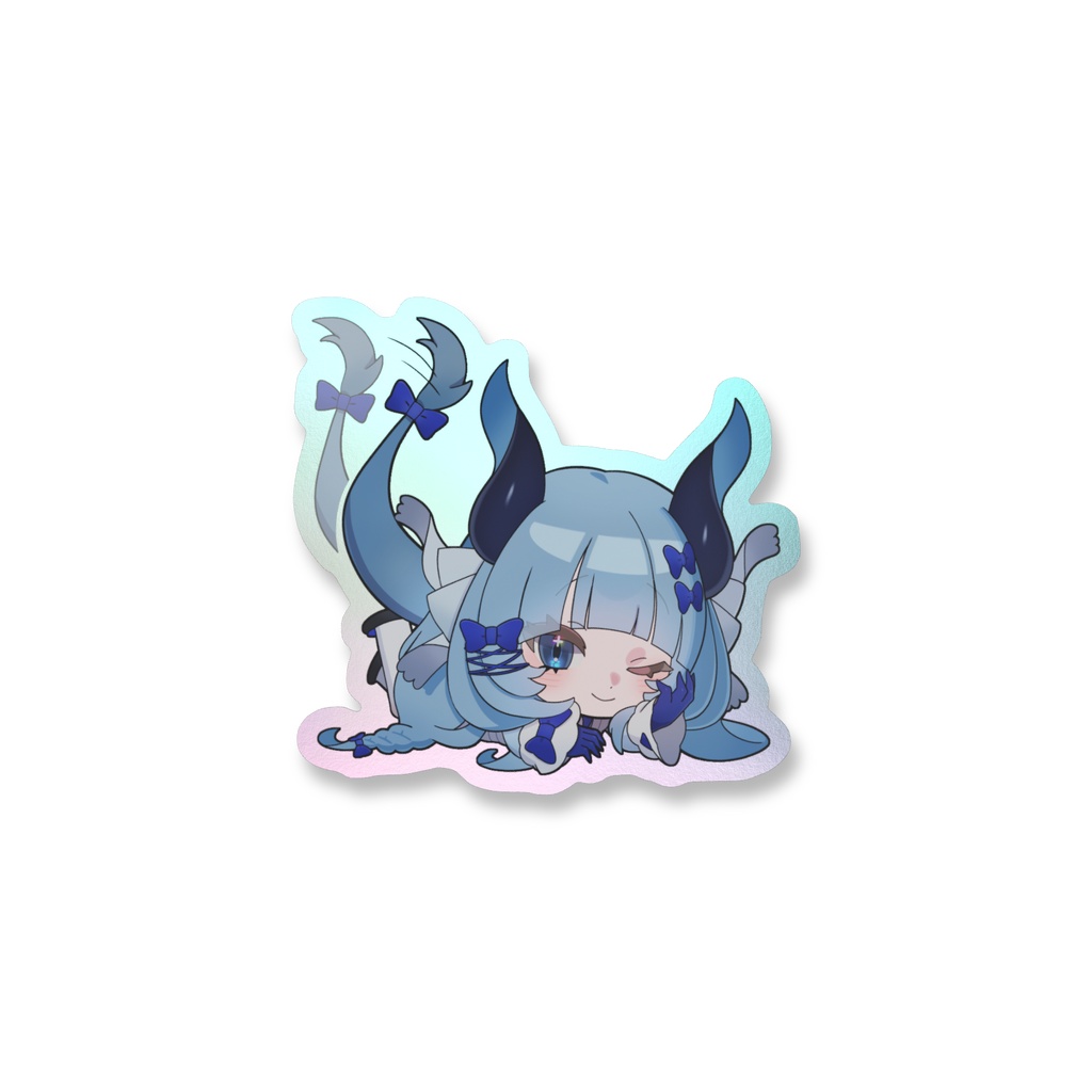 潮雪ルナ オーロラステッカー