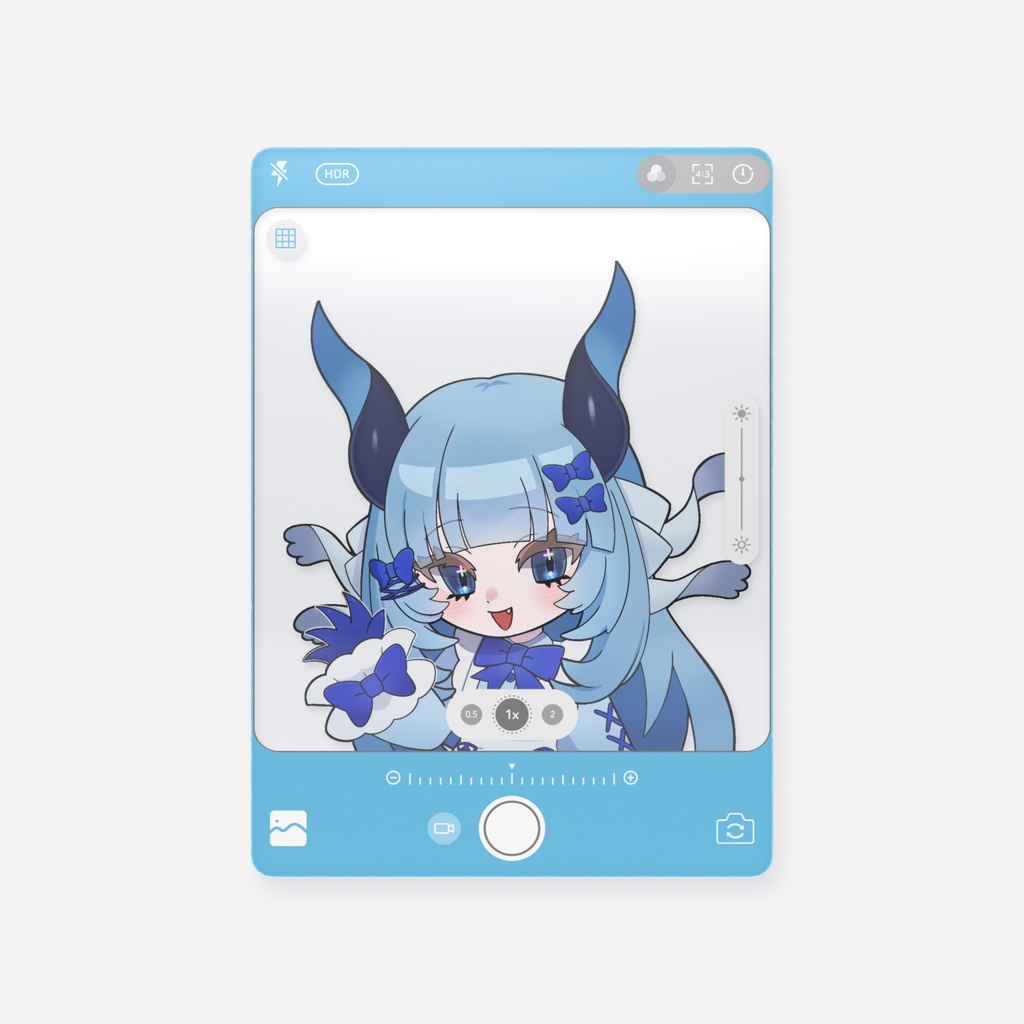 潮雪ルナ　クリアカード