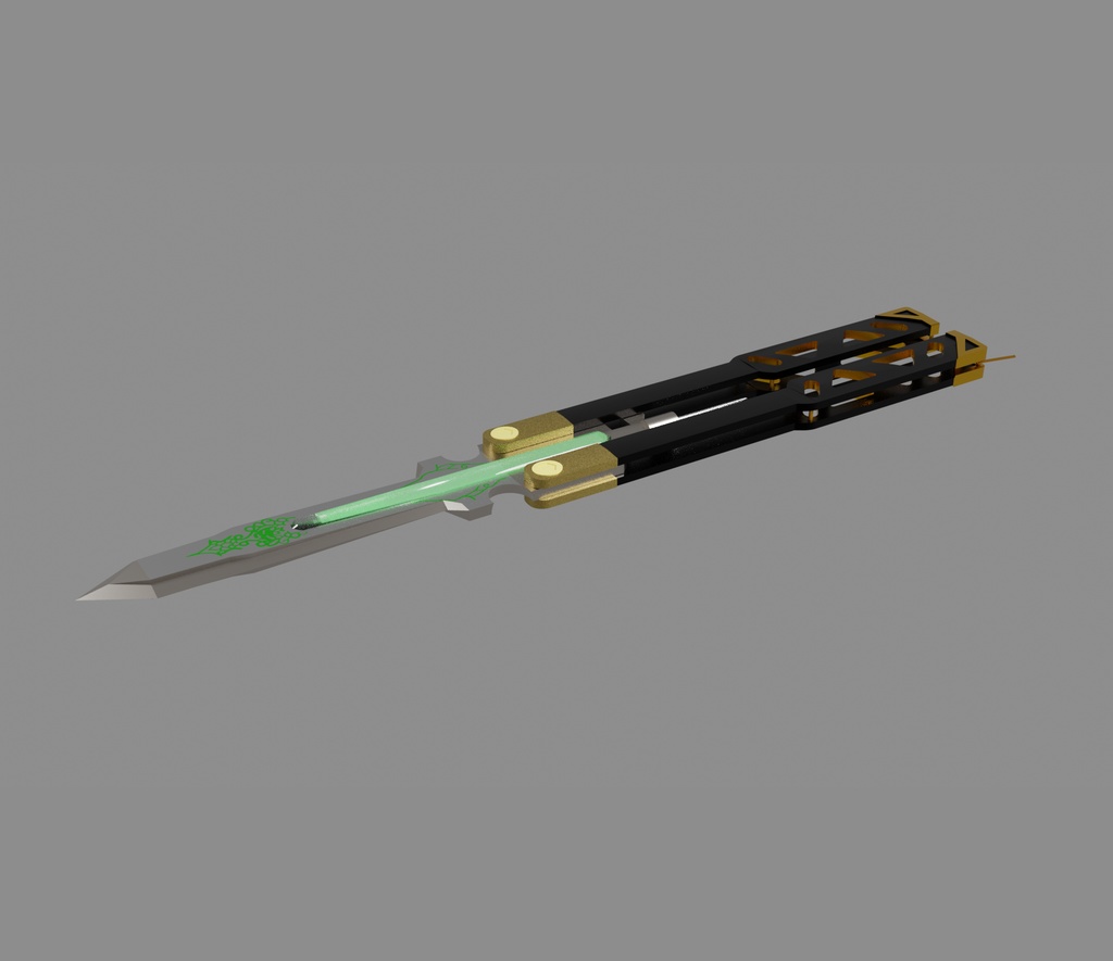 【blender】apex バタフライナイフ オクタン