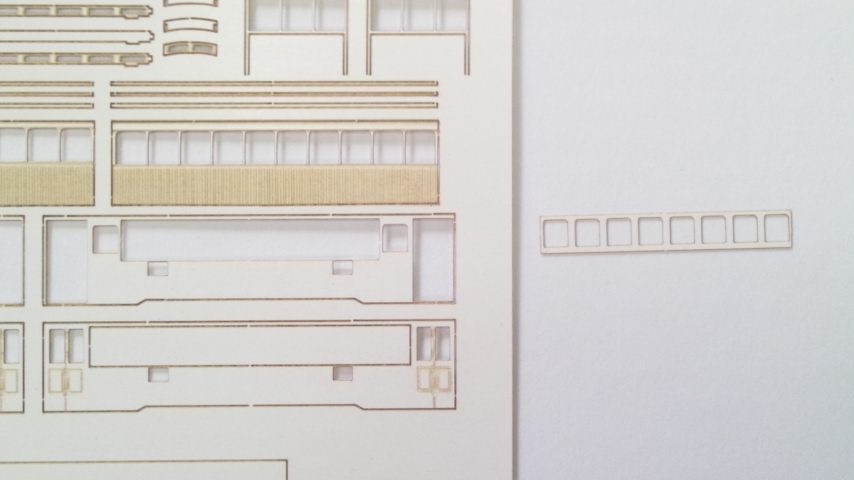 【Nゲージ 】大正時代の路面電車34形 車体枠キット