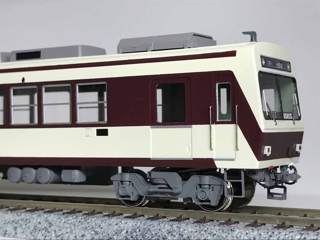 【叡山】HOゲージ デオ710ペーパーキット レーザー加工済み型紙 昭和60年代の電車 1987年