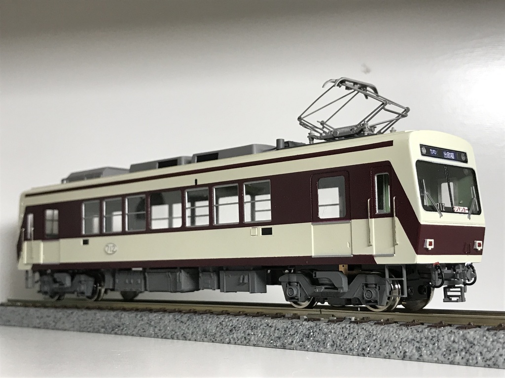 【叡山】ＨＯゲージ デオ710ペーパーキット レーザー加工済み型紙 昭和60年代の電車 1987年