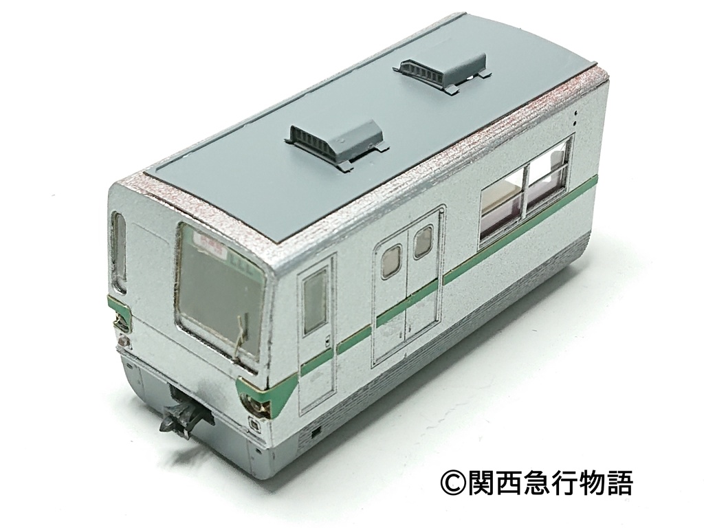 【体験版】営団(東京)地下鉄6000系第1次試作車(ハイフン)カットモデルペーパークラフト(要組立・未塗装)