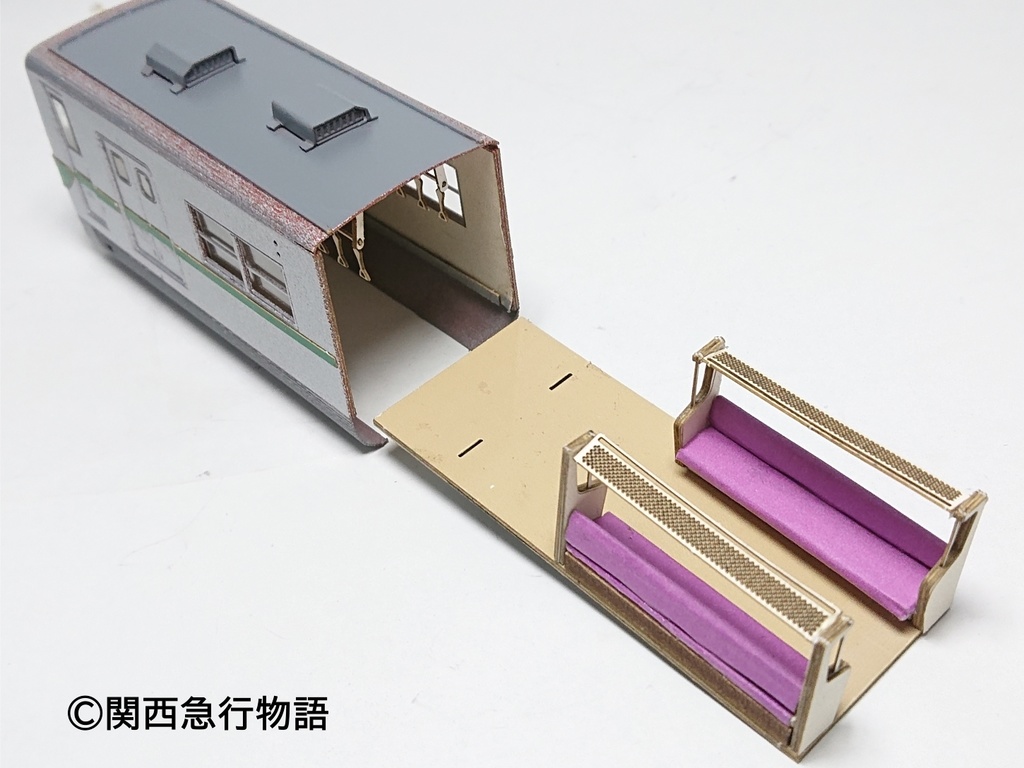 【体験版】営団(東京)地下鉄6000系第1次試作車(ハイフン)カットモデルペーパークラフト(要組立・未塗装)