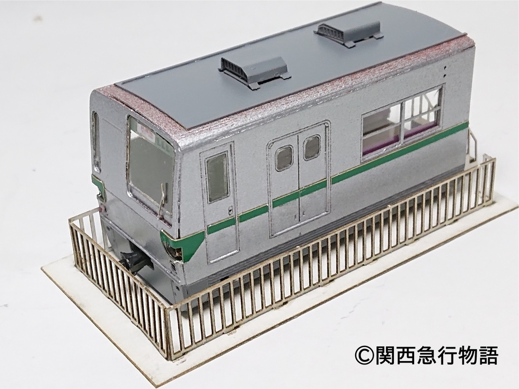 【体験版】営団(東京)地下鉄6000系第1次試作車(ハイフン)カットモデルペーパークラフト(要組立・未塗装)