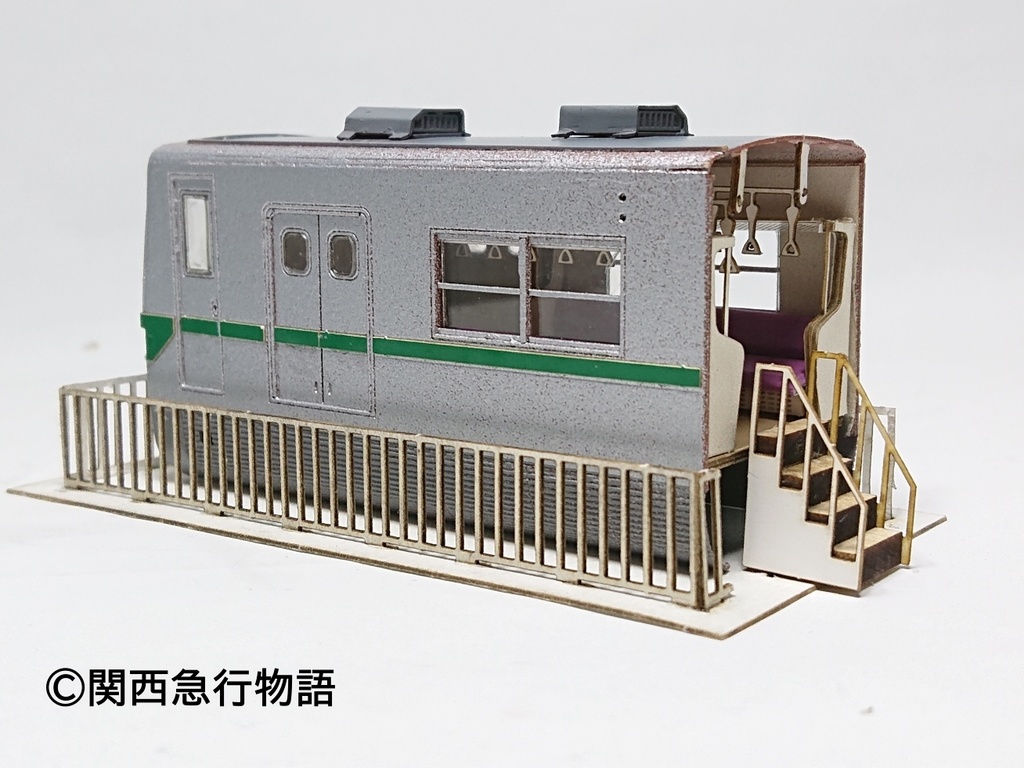 【体験版】営団(東京)地下鉄6000系第1次試作車(ハイフン)カットモデルペーパークラフト(要組立・未塗装)