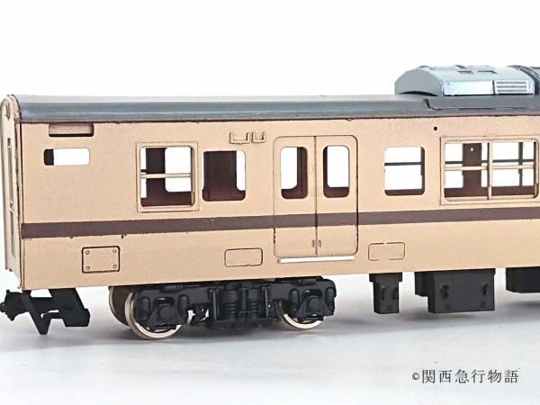 【HO】117系新快速4両ペーパーキット レーザー加工済み