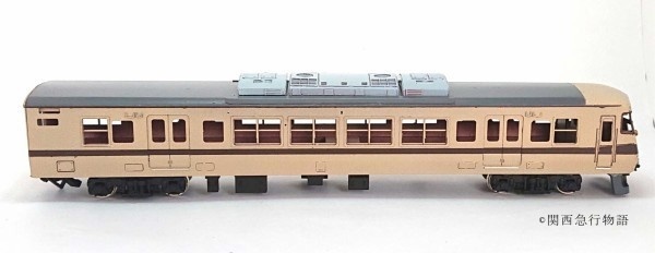 【HO】117系新快速4両ペーパーキット レーザー加工済み