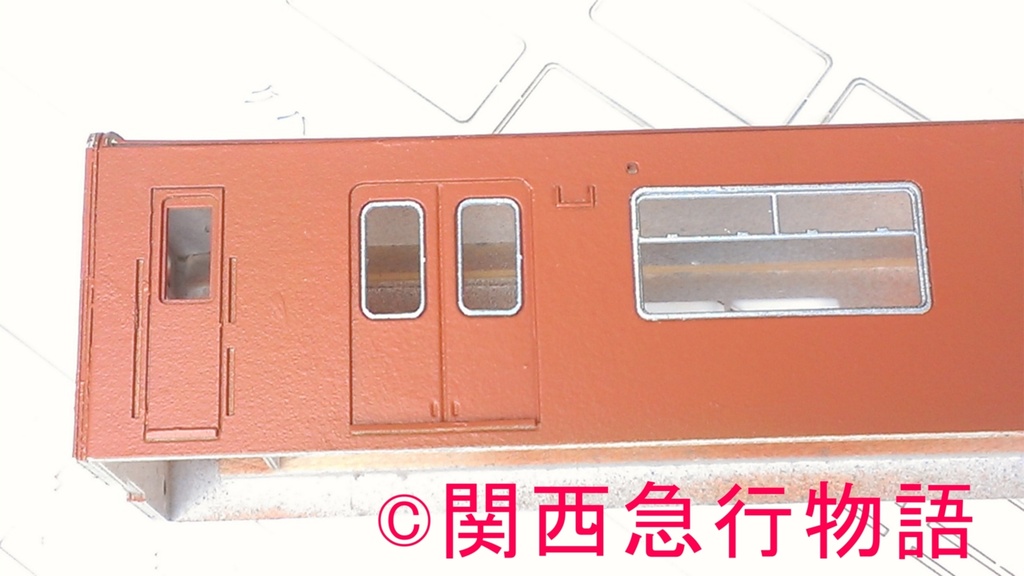 【1/80】103系3500番代 2両(Mc1+Mc2)型紙(レーザー加工済み) 国鉄型車両 JR 昭和時代の電車