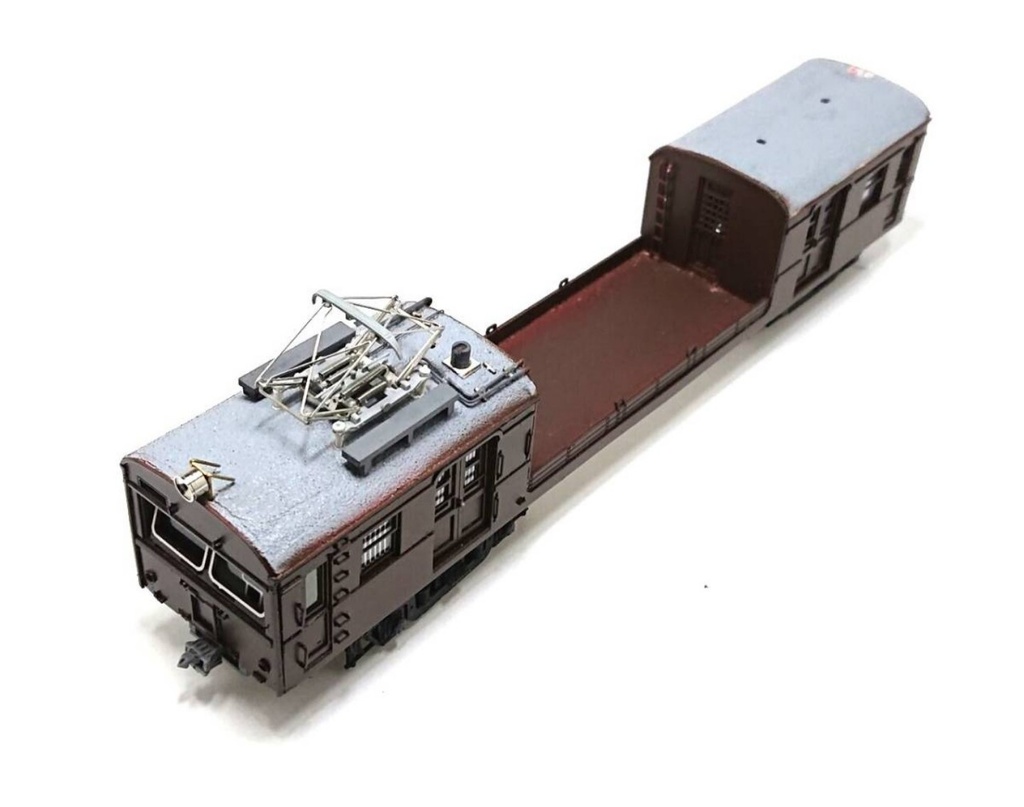 【国鉄事業用車】◆1/80スケール◆クモル23050 レーザー加工済み 硬質ペーパー 昭和の電車