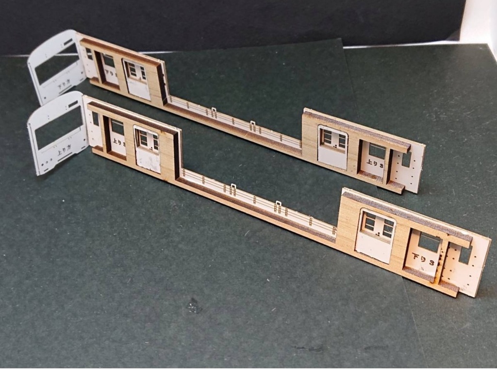 【国鉄事業用車】◆1/80スケール◆クモル23050 レーザー加工済み 硬質ペーパー 昭和の電車