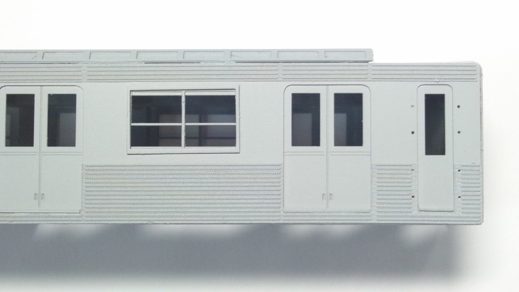 【1/80】大阪市地下鉄7000形キット先頭2両(M1+M2)(要組立・未塗装)床板、床下機器付き