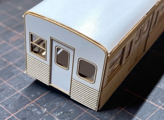 ★営団地下鉄★5000系 増結2両 東西線 千代田線ステンレスカー非冷房 戸袋あり ベンチレーター付きペーパーキット インドネシア国鉄