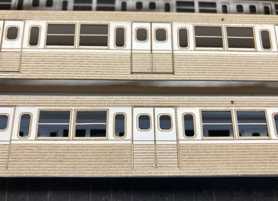 ★営団地下鉄★5000系 増結2両 東西線 千代田線ステンレスカー非冷房 戸袋あり ベンチレーター付きペーパーキット インドネシア国鉄