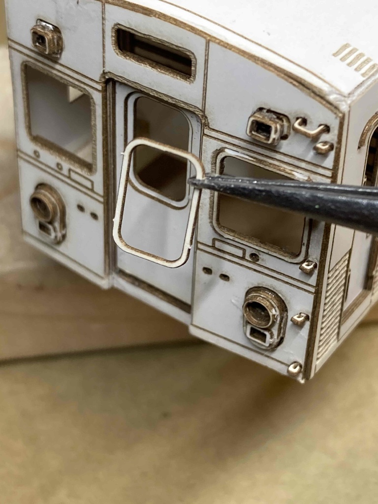 東横線・田園都市線・こどもの国線等 東急車輛旧7000系(2連)硬質ペーパーキット ペーパークラフト レーザーカット済み