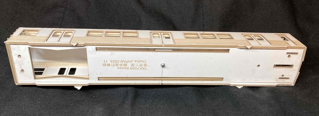 東横線・田園都市線・こどもの国線等 東急車輛旧7000系(2連)硬質ペーパーキット ペーパークラフト レーザーカット済み